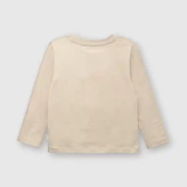 Polera Planeta de Bebé Niño Avena Talla 12/18M Colloky