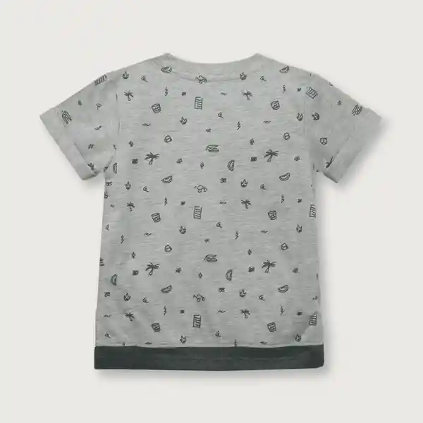 Polera de Niño Gris Talla 18M Opaline