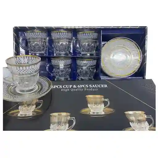 Tazas Y Platos Para Cafe Vidrio