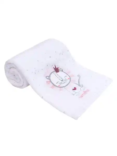 Bambino Frazada Bordada Niña Coral