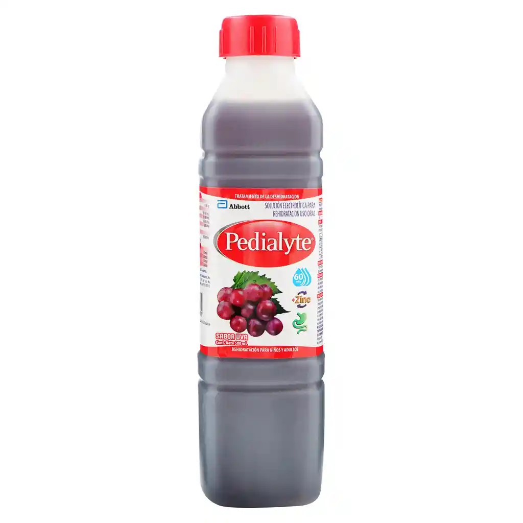 Pedialyte Suero de Rehidratación Oral Sabor a Uva