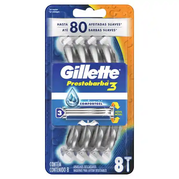 Gillette Afeitadora Desechable Prestobarba 3