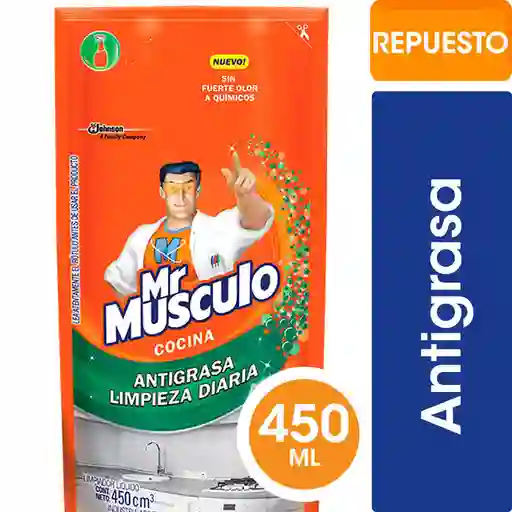 Mr Musculo Repuesto Limpiador Antigrasa Total Cocina
