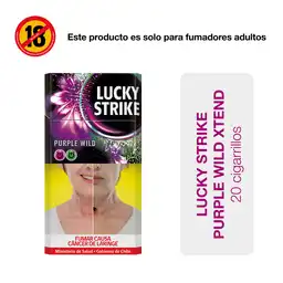 Lucky Strike Cigarrillo Purple Wild