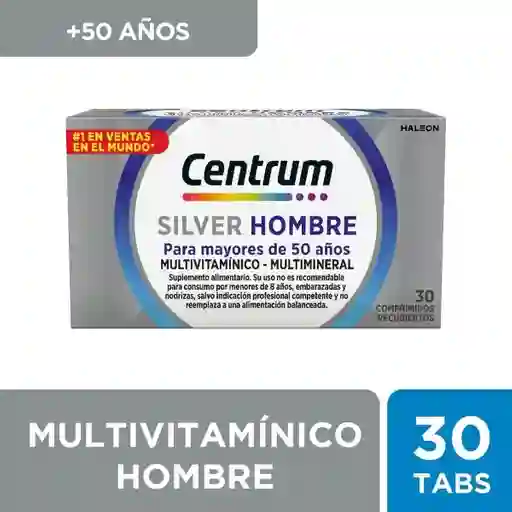 Centrum Multivitamínico Silver Hombre Multimineral