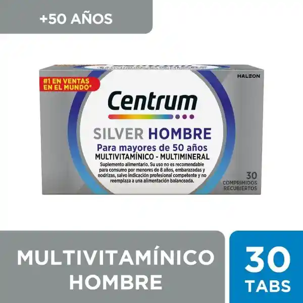 Centrum Multivitamínico Silver Hombre Multimineral