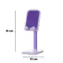 Soporte Para Celular Para Escritorio Ajustable Morado Miniso