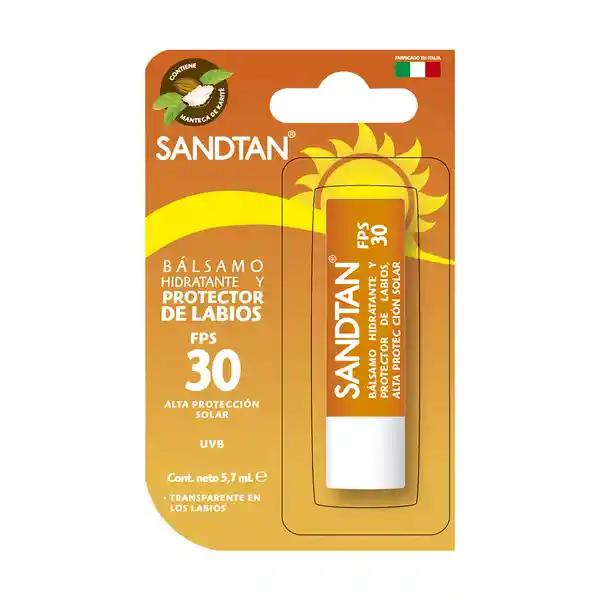 Sandtan Bálsamo Protector de Labios Fps 30