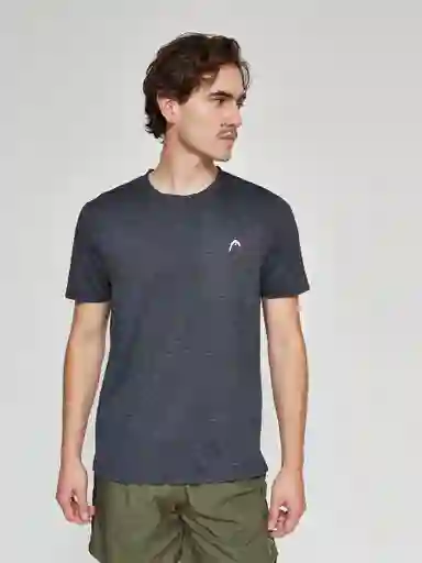 Head Polera Manga Corta Train Hombre Ttem Azul S