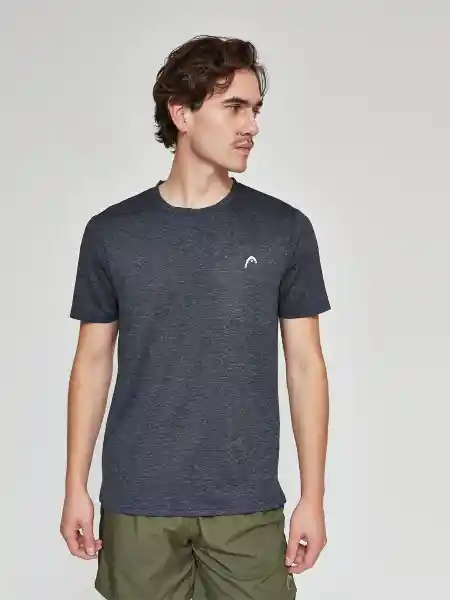 Head Polera Manga Corta Train Hombre Ttem Azul S