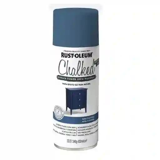 Pintura en Aerosol Chalked Tizada Azul Costeño 340 g