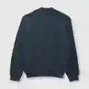 Sweater de Niño Clásico Medio Cierre Blue Denim Talla 8A Colloky