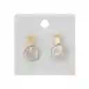 Aretes de Concha Simples Mixtos Miniso