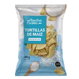 Nuestra Cocina Tortillas de Maíz Con Sal de Mar