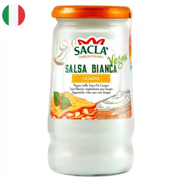 Salsa Blanca Sacla Vegana Lasaa Jumbo Impo