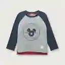 Polera de Niño Mickey Gris Talla 3A Opaline