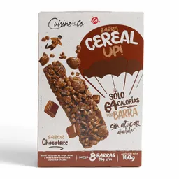 Cuisine & Co Barra Cereal Sabor Chocolate 8Un