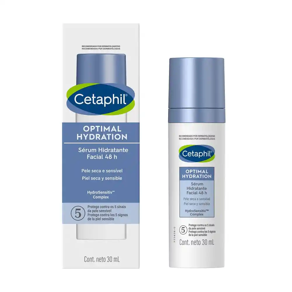 Cetaphil Sérum Facial Optimal Hydration Hidratante 48 Horas