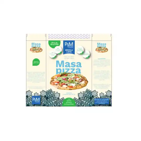 P&M Foods Mezcla Masa Pizza Sin Gluten