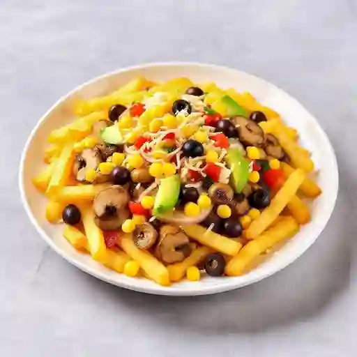 Chorrillana Vegetariana Mediana