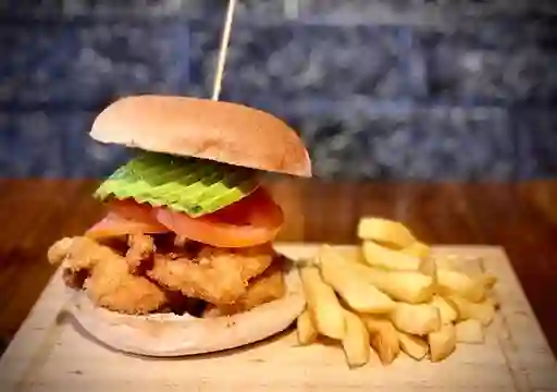 Pollo Italiano+Papas Fritas