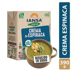 Iansa Crema de Espinaca Lista Agro