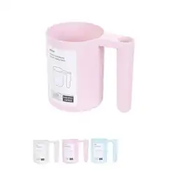 Porta Cepillo y Vaso Para Enjuague Bucal Acabado en Paja