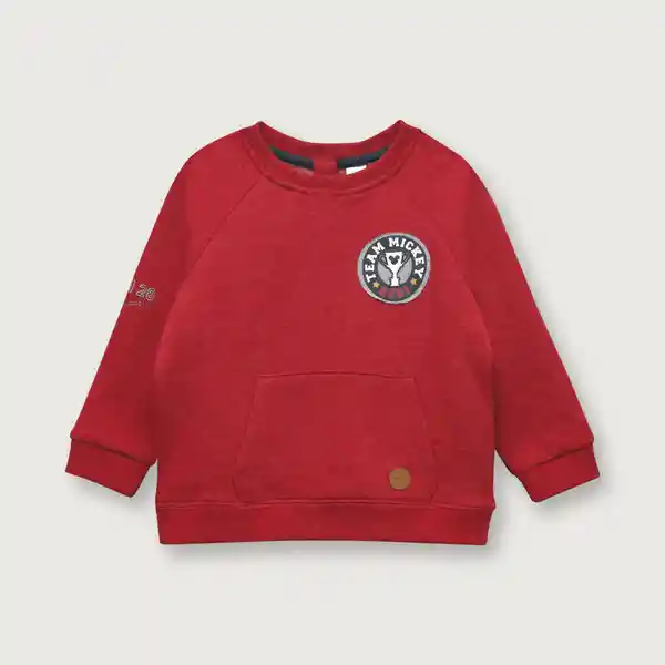 Polerón de Niño Mickey Rojo Talla 2A Opaline