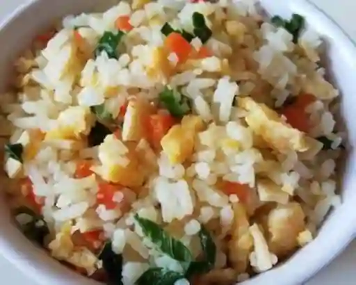 Arroz chaufan de verdura