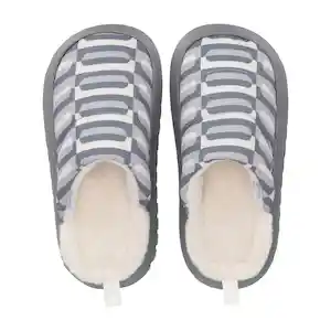 Pantuflas Acolchadas Con Diseño 37/38