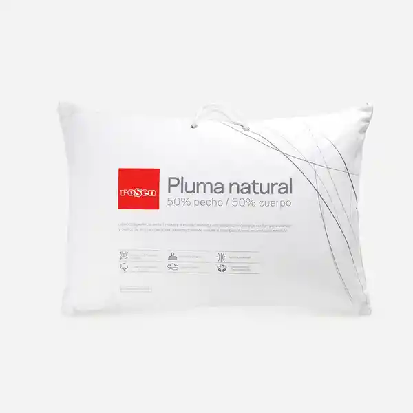 Almohada Pluma Natural 50% Pecho King Rosen