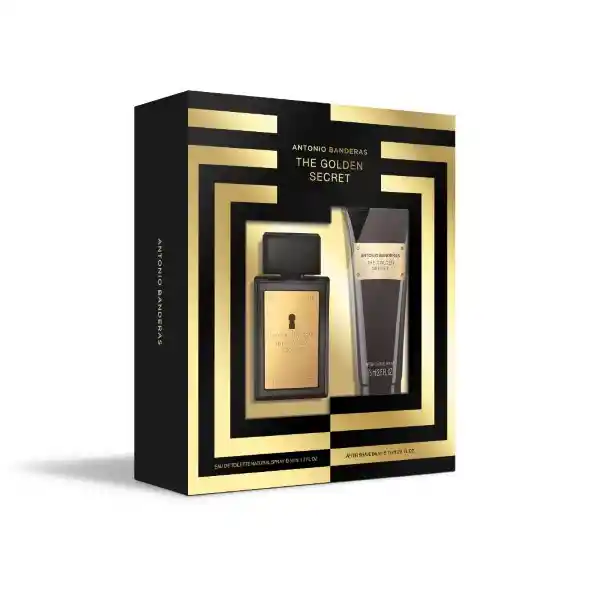 Antonio Banderas Kit Golden Secret Men Edt + After Shave