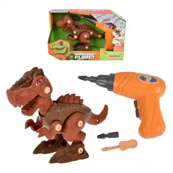 Dinosaur Planet Figura de Acción Dinosaurio Armable Con Taladro