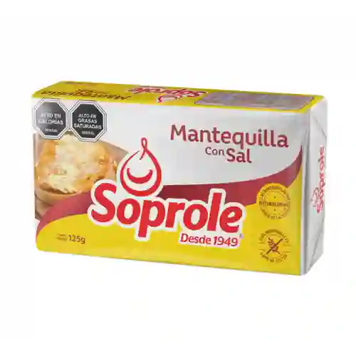 Mantequilla Soprole 125 Grs