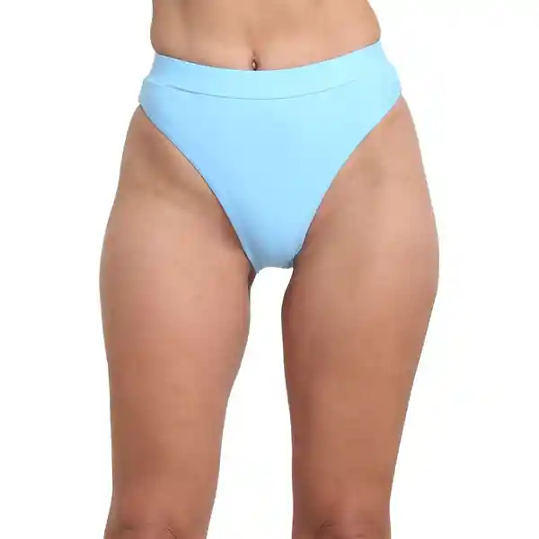 Bikini Calzon Alto Celeste Talla M Samia