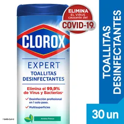 Clorox Toalla Desinfectantes Expert Fresco