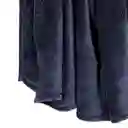 Manta de Polar Con Diseño Texturizado Azul 150 cm