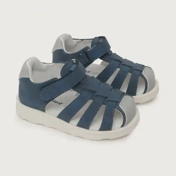 Sandalias Urbana Franciscana Velcro Niño Azul Talla 21 Opaline