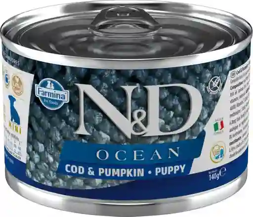 N&D Alimento Para Perro Húmedo Ocean Cod & Pumpkin Puppy Mini