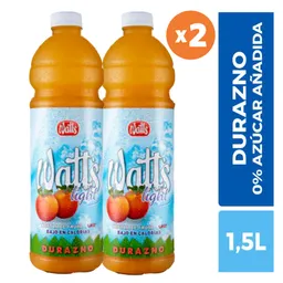 2x Nectar Watts Durazno Light