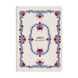 Libreta de Tela Bordada 15 x 21