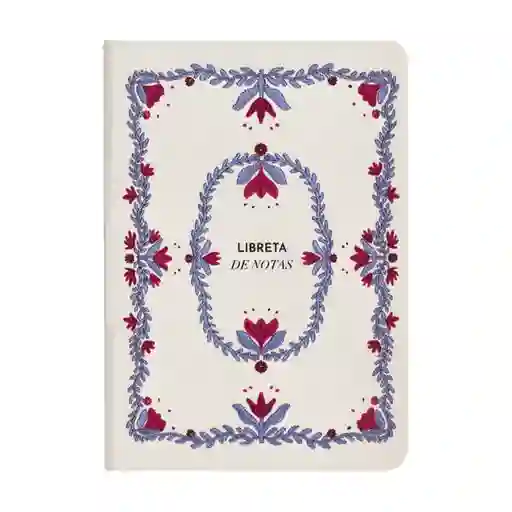 Libreta de Tela Bordada 15 x 21