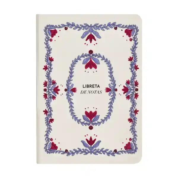 Libreta de Tela Bordada 15 x 21