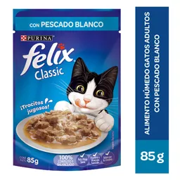 Felix Alimento Húmedo para Gato Classic Pescado Blanco