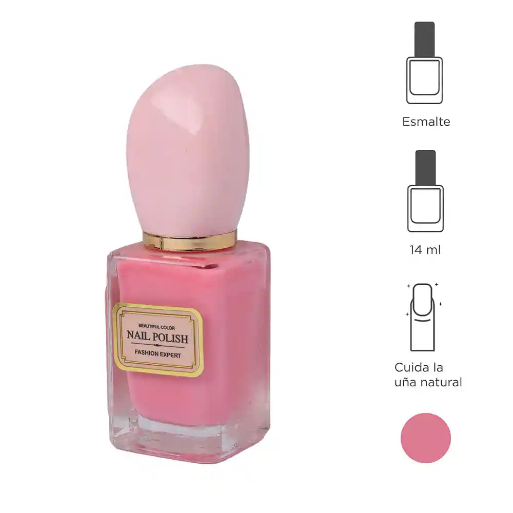 Miniso Esmalte Para Uñas Chico Rosa