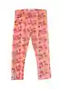 Leggins Kids Rapport Arctic 305 Niña Coral Talla 4 Años Ficcus