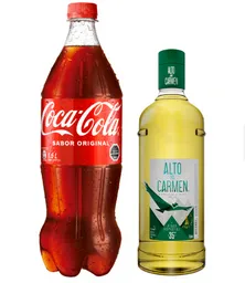 Combo Pisco Alto Del Carmen Especial 35° + Coca Cola 1.5 L