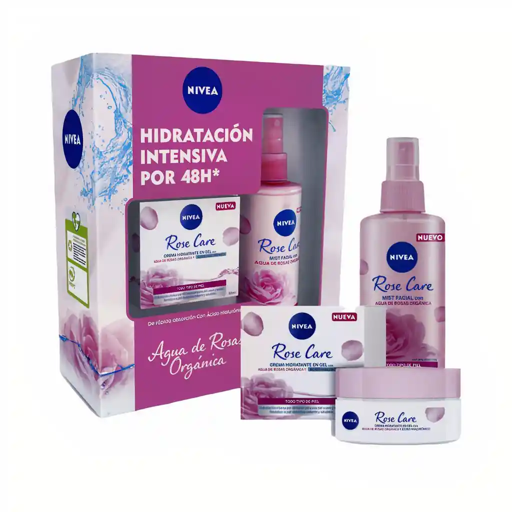 Nivea Kit Rose Care Hidratación Intensiva