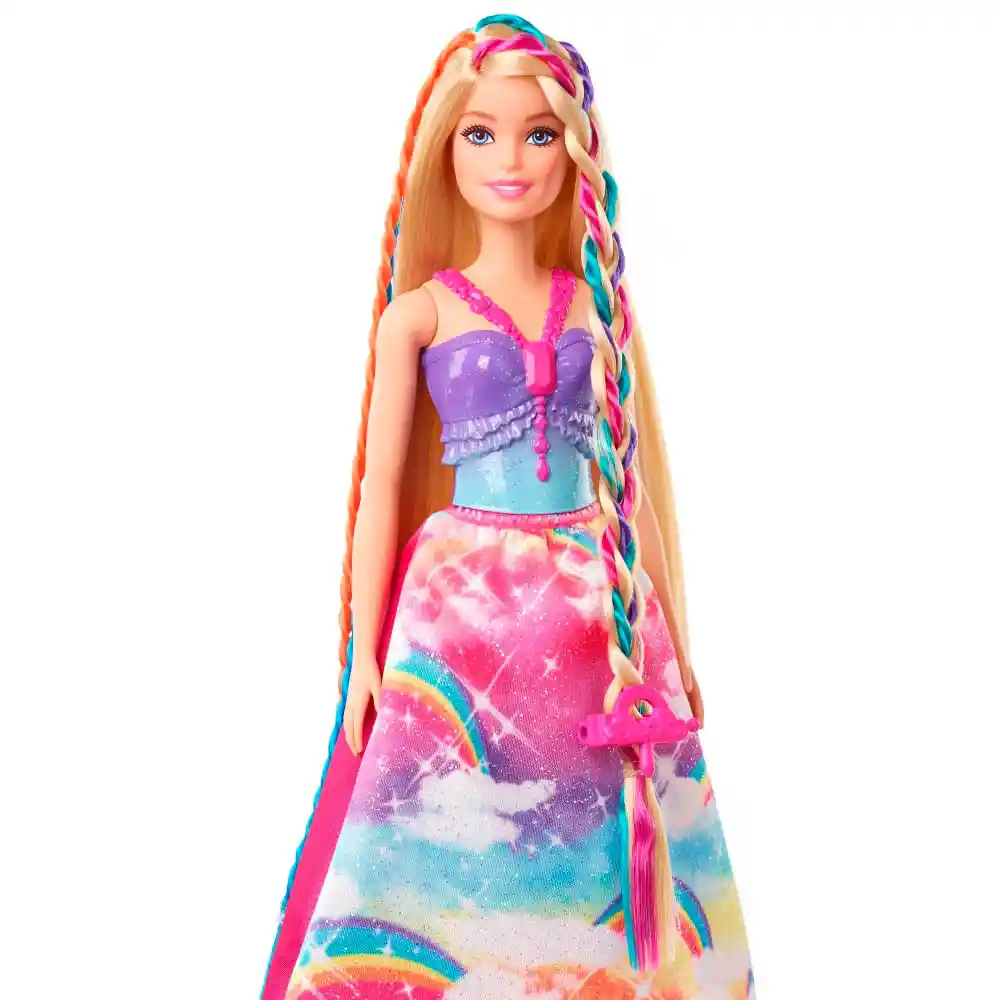 Barbie Muñeca Dreamtopia Princesa Trenzas Mágicas