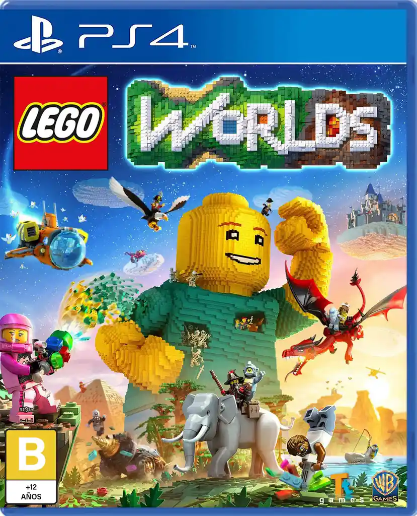 Lego Worlds: Standart Edition - Ps4 - Físico